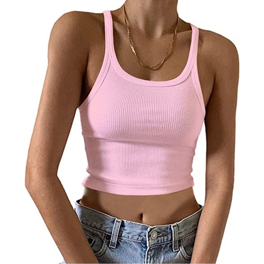 Pink tank top 💗